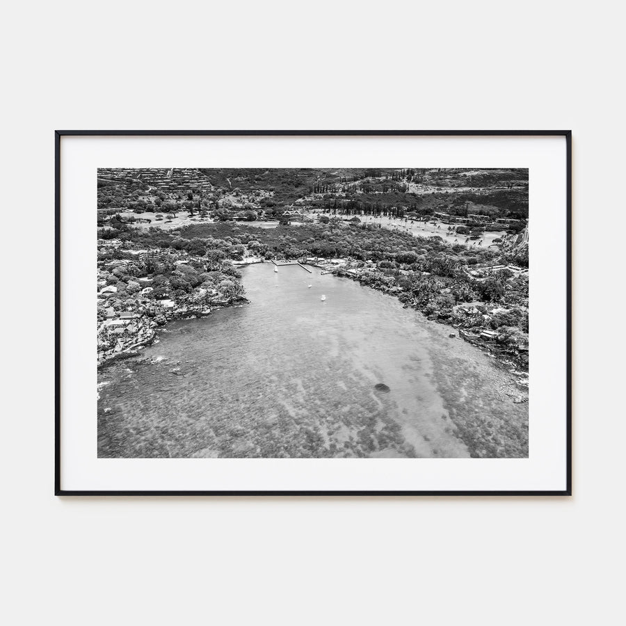 Kailua-Kona Landscape B&W Poster