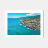 Kailua-Kona Landscape Color Poster