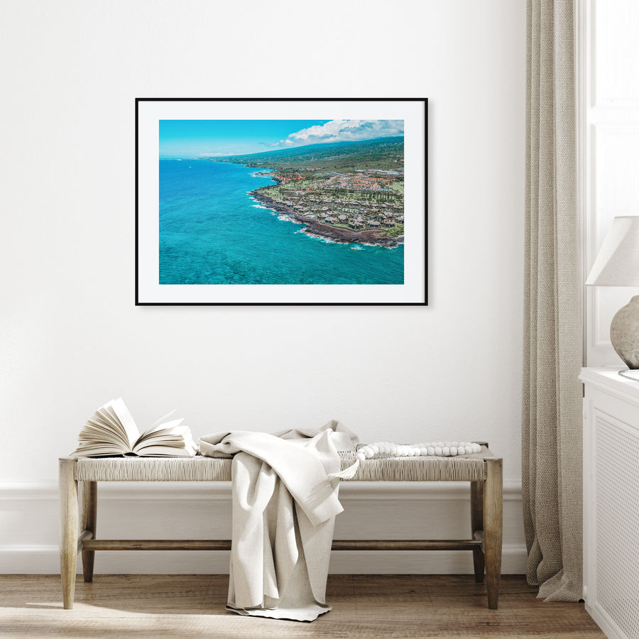 Kailua-Kona Landscape Color Poster