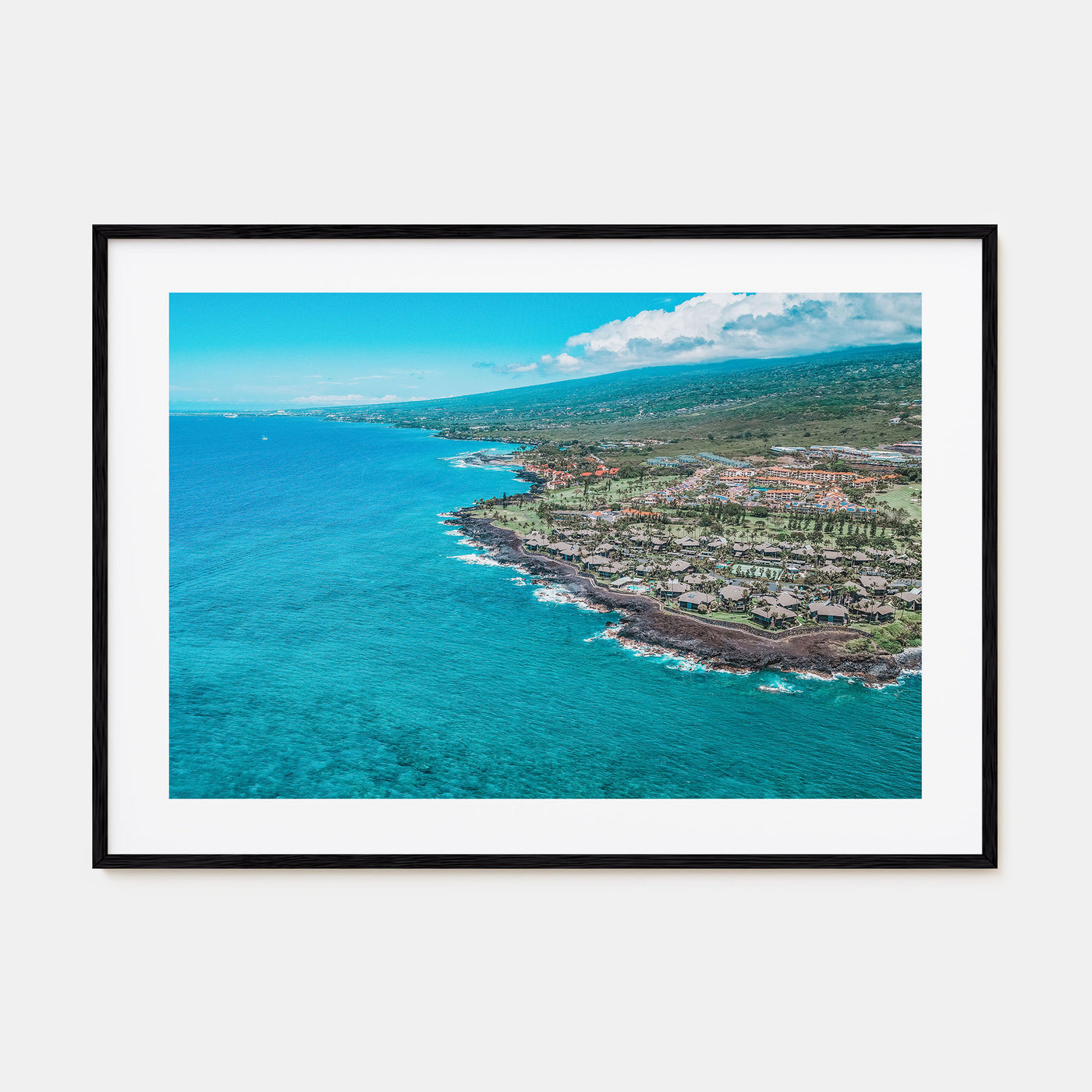 Kailua-Kona Landscape Color Poster