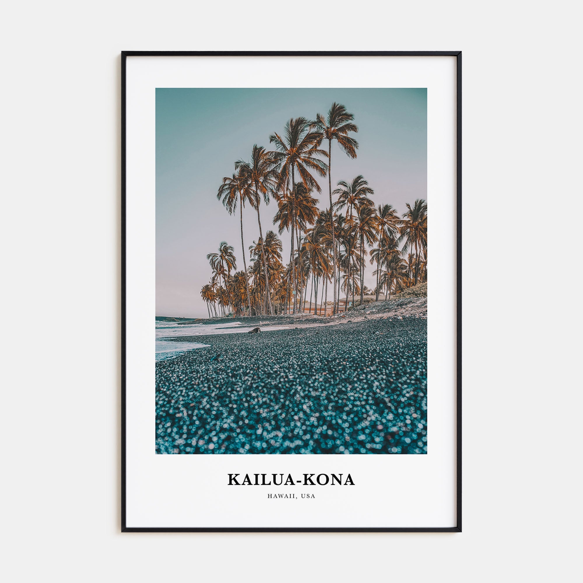 Kailua-Kona Portrait Color No 1 Poster