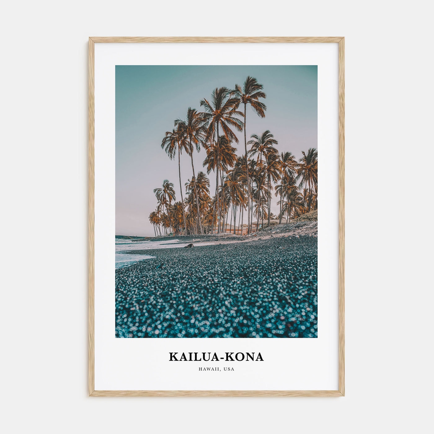 Kailua-Kona Portrait Color No 1 Poster