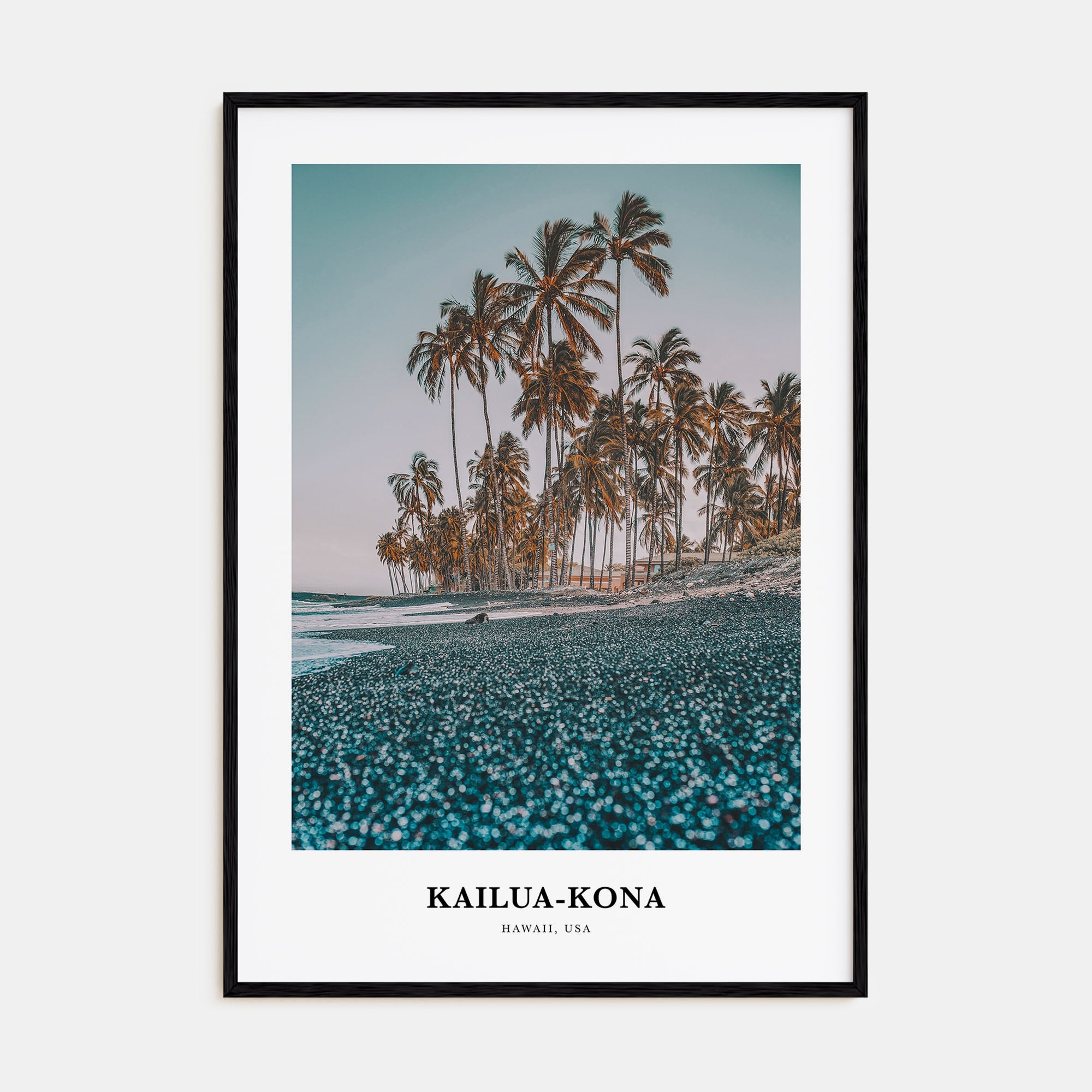 Kailua-Kona Portrait Color No 1 Poster