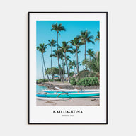 Kailua-Kona Portrait Color No 2 Poster