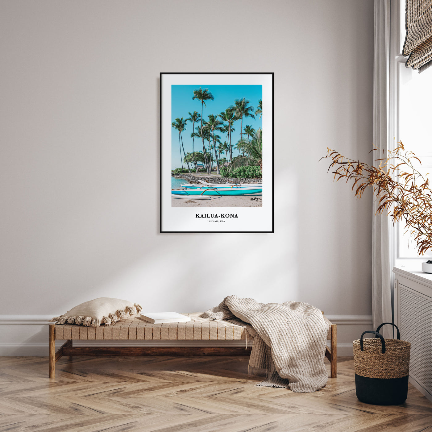 Kailua-Kona Portrait Color No 2 Poster