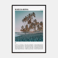 Kailua-Kona Travel Color No 1 Poster