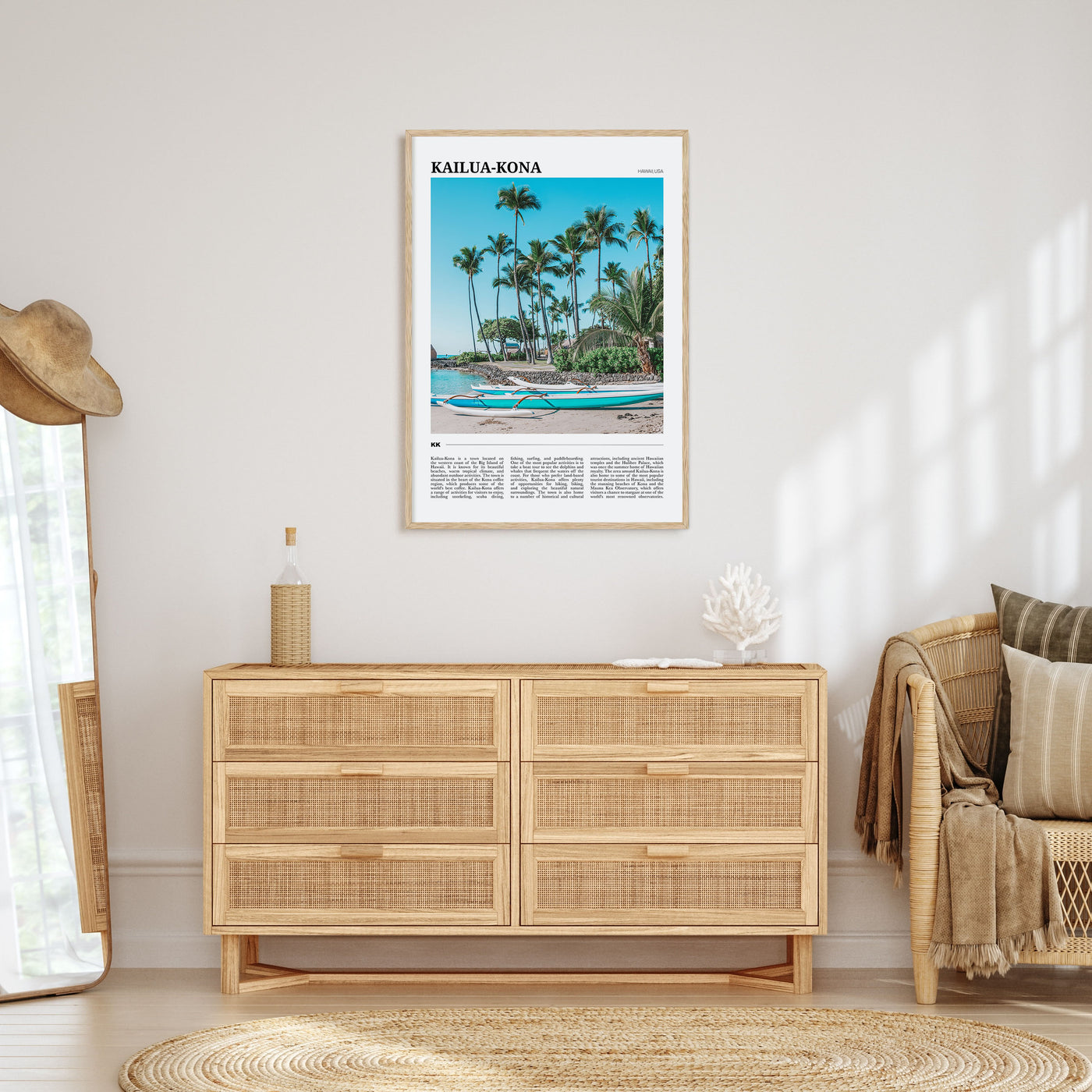 Kailua-Kona Travel Color No 2 Poster