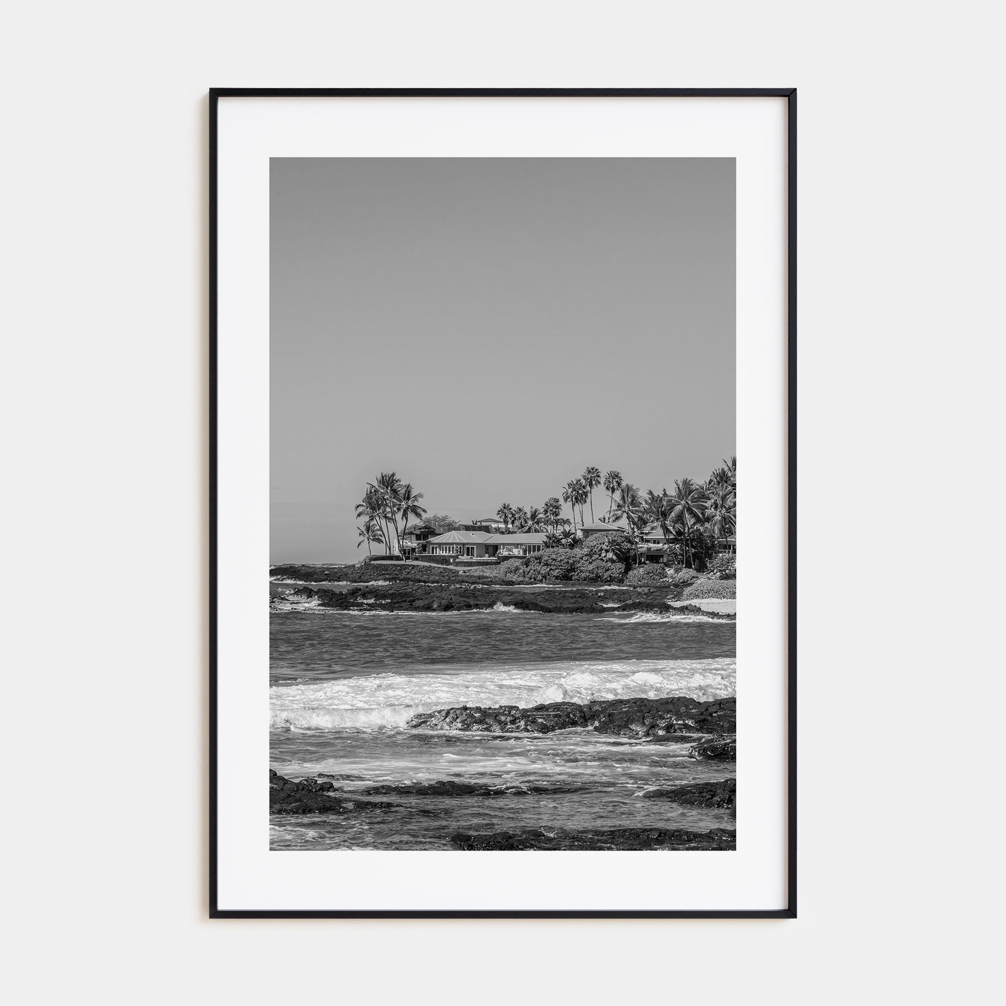Kailua Photo B&W Poster