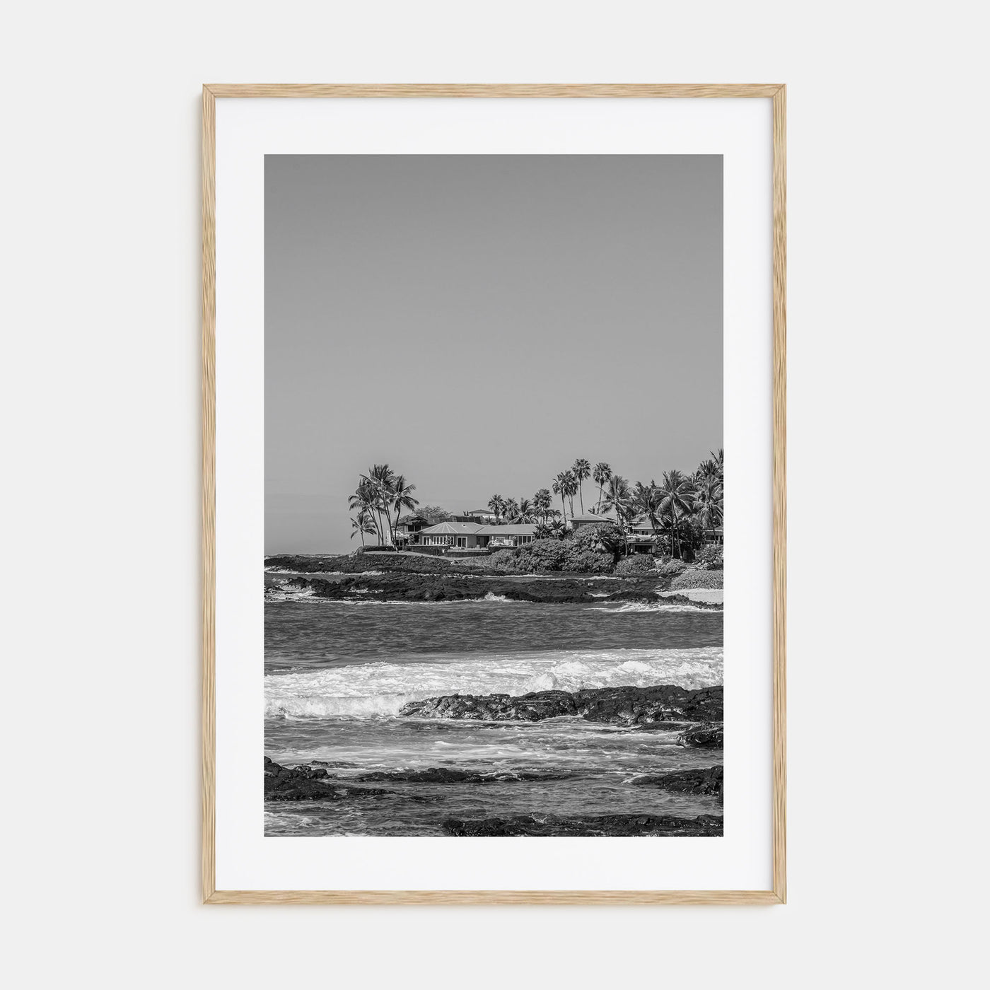 Kailua Photo B&W Poster