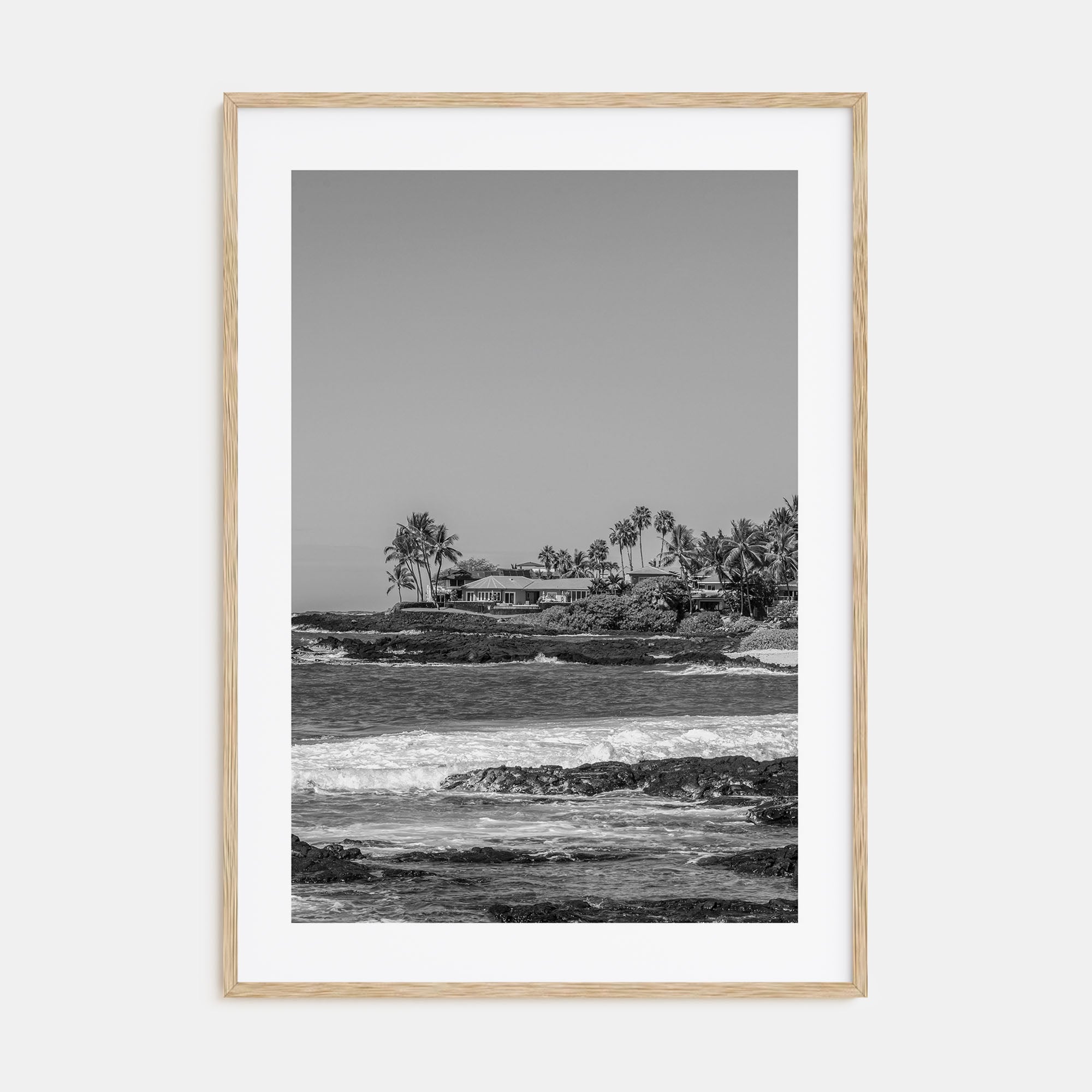 Kailua Photo B&W Poster