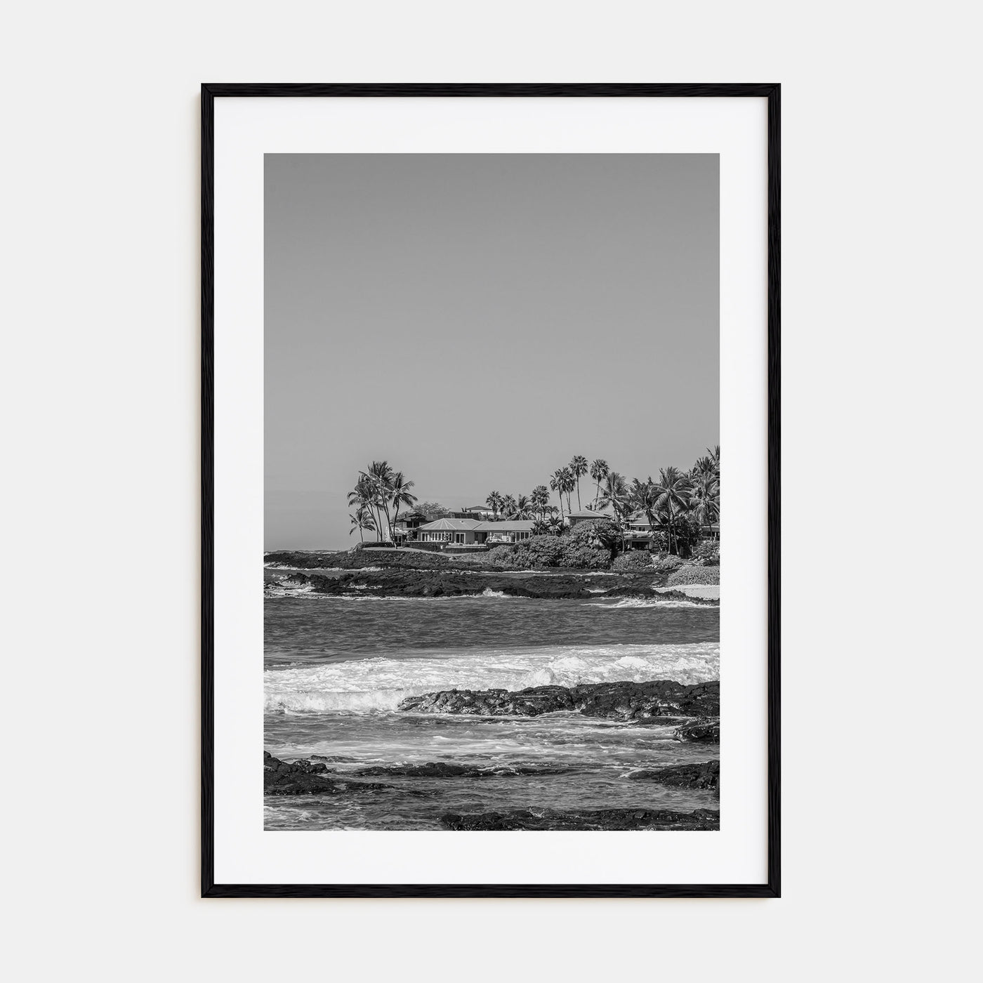 Kailua Photo B&W Poster
