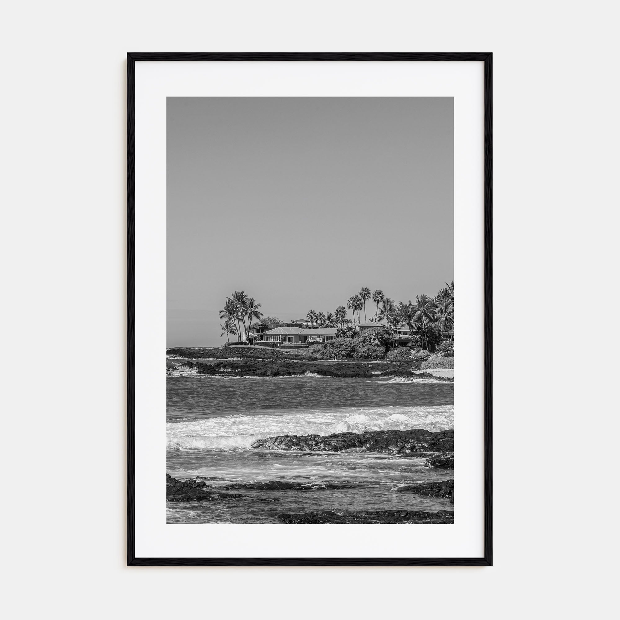 Kailua Photo B&W Poster