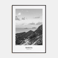 Kailua Portrait B&W Poster