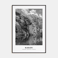 Kakadu Portrait B&W Poster