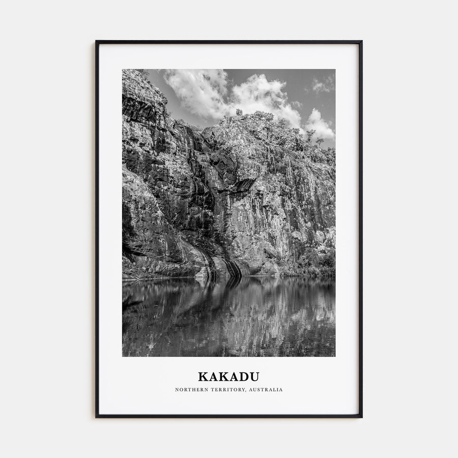 Kakadu Portrait B&W Poster