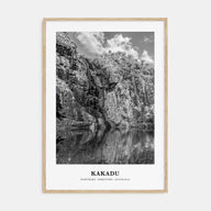 Kakadu Portrait B&W Poster