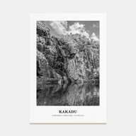 Kakadu Portrait B&W Poster