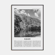 Kakadu Travel B&W Poster