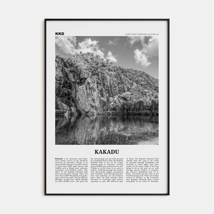 Kakadu Travel B&W Poster