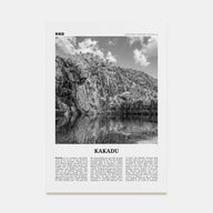 Kakadu Travel B&W Poster