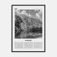 Kakadu Travel B&W Poster