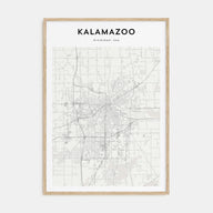 Kalamazoo Map Portrait Poster