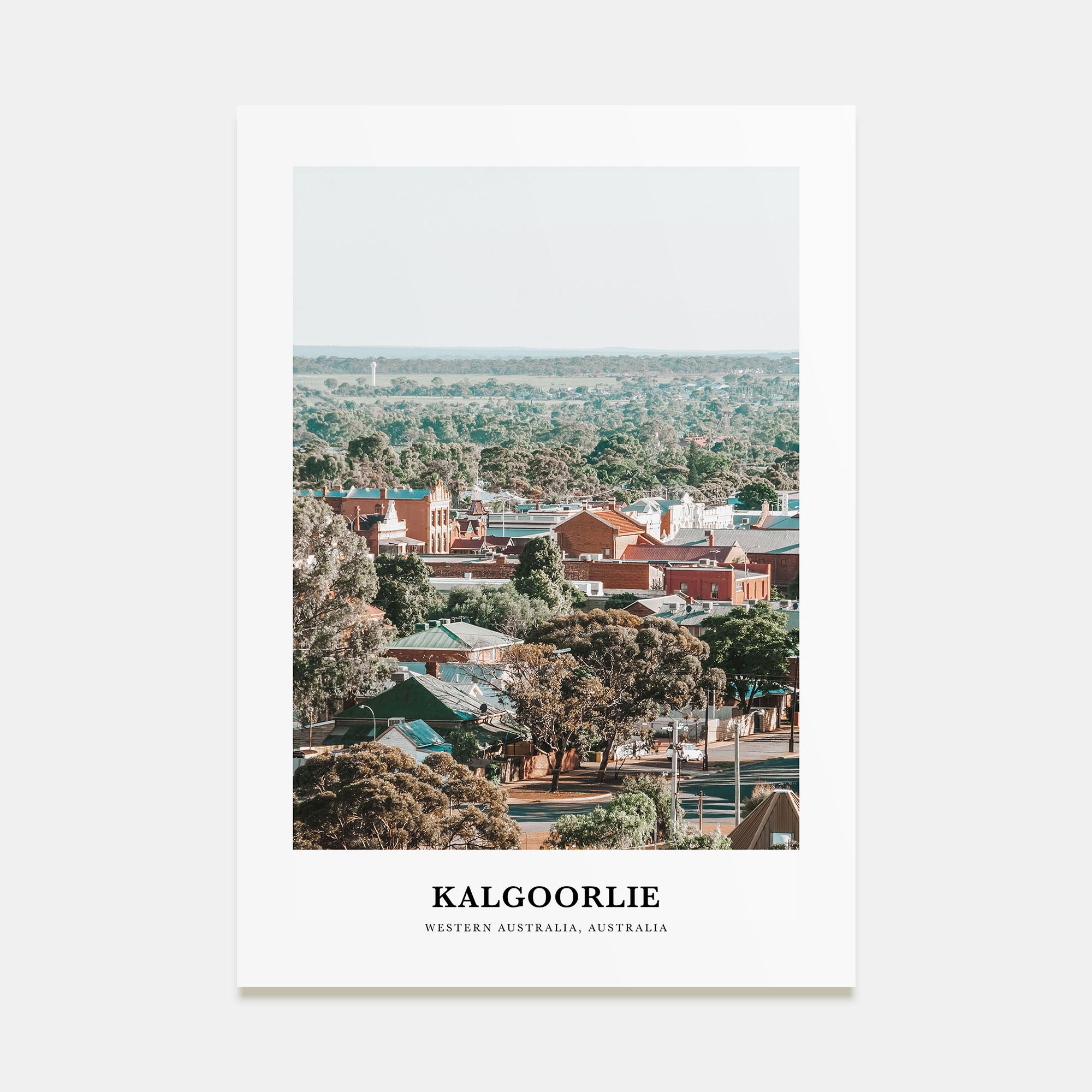 Kalgoorlie Portrait Color Poster