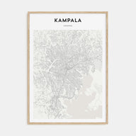Kampala Map Portrait Poster