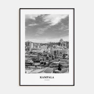 Kampala Portrait B&W Poster