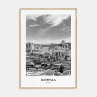 Kampala Portrait B&W Poster