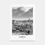 Kampala Portrait B&W Poster