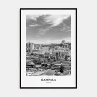 Kampala Portrait B&W Poster
