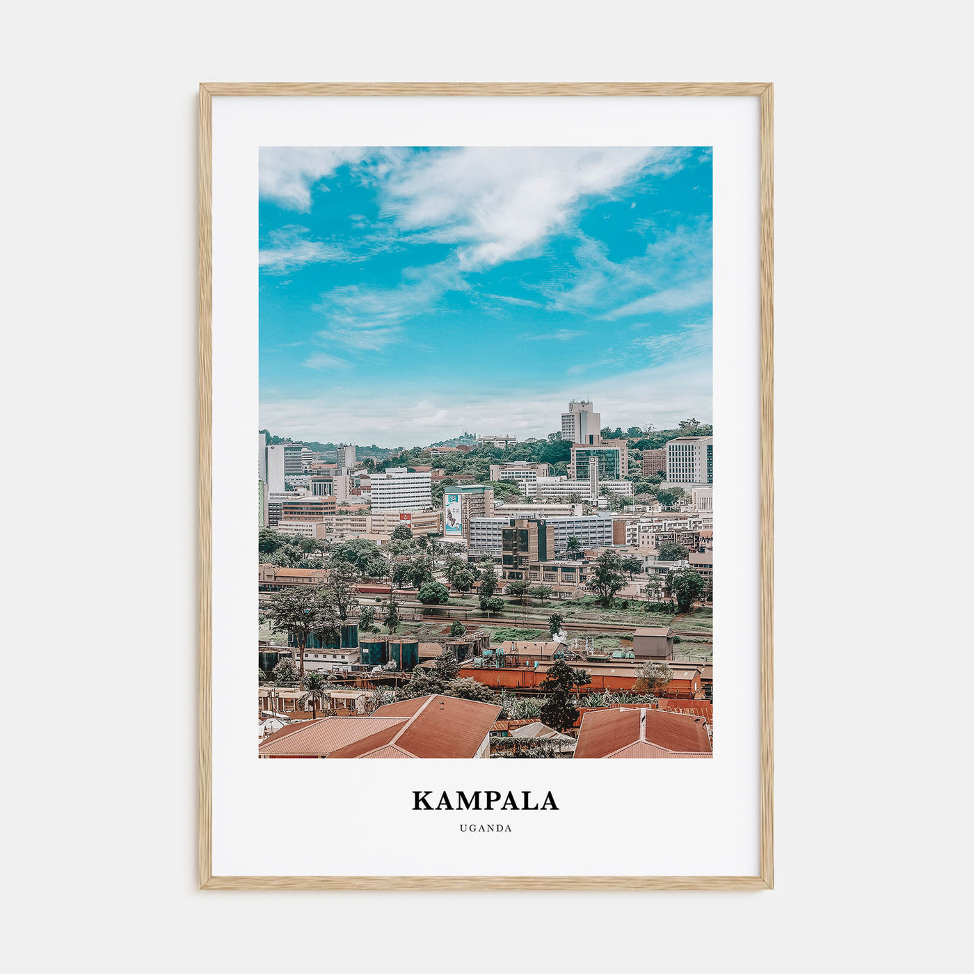 Kampala Portrait Color Poster
