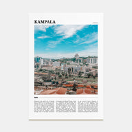 Kampala Travel Color Poster