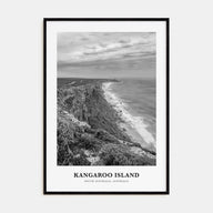 Kangaroo Island Portrait B&W Poster