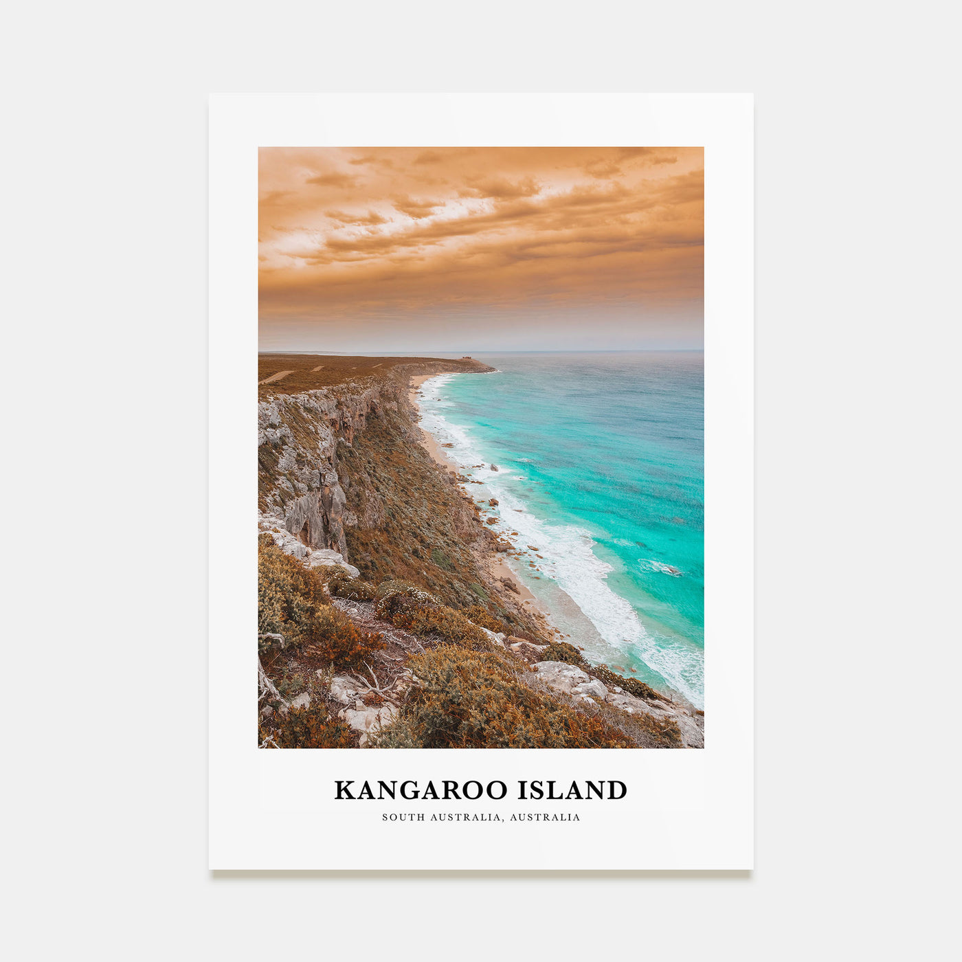Kangaroo Island Portrait Color Poster