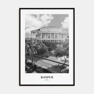 Kanpur Portrait B&W Poster