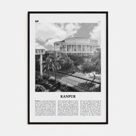 Kanpur Travel B&W Poster