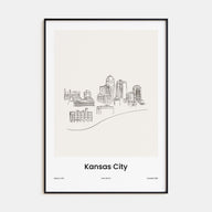 Kansas City Drawn Poster