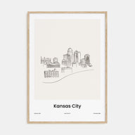 Kansas City Drawn Poster
