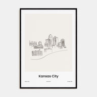 Kansas City Drawn Poster