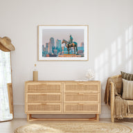 Kansas City Landscape Color Poster