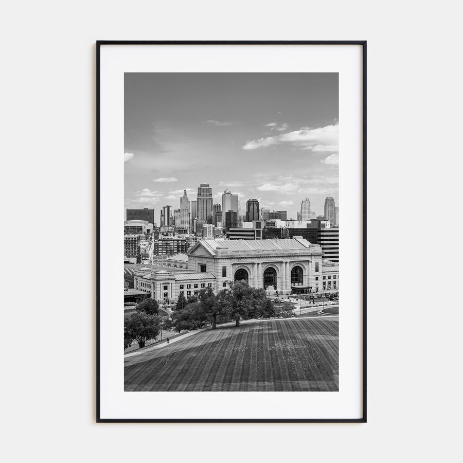 Kansas City Photo B&W No 1 Poster