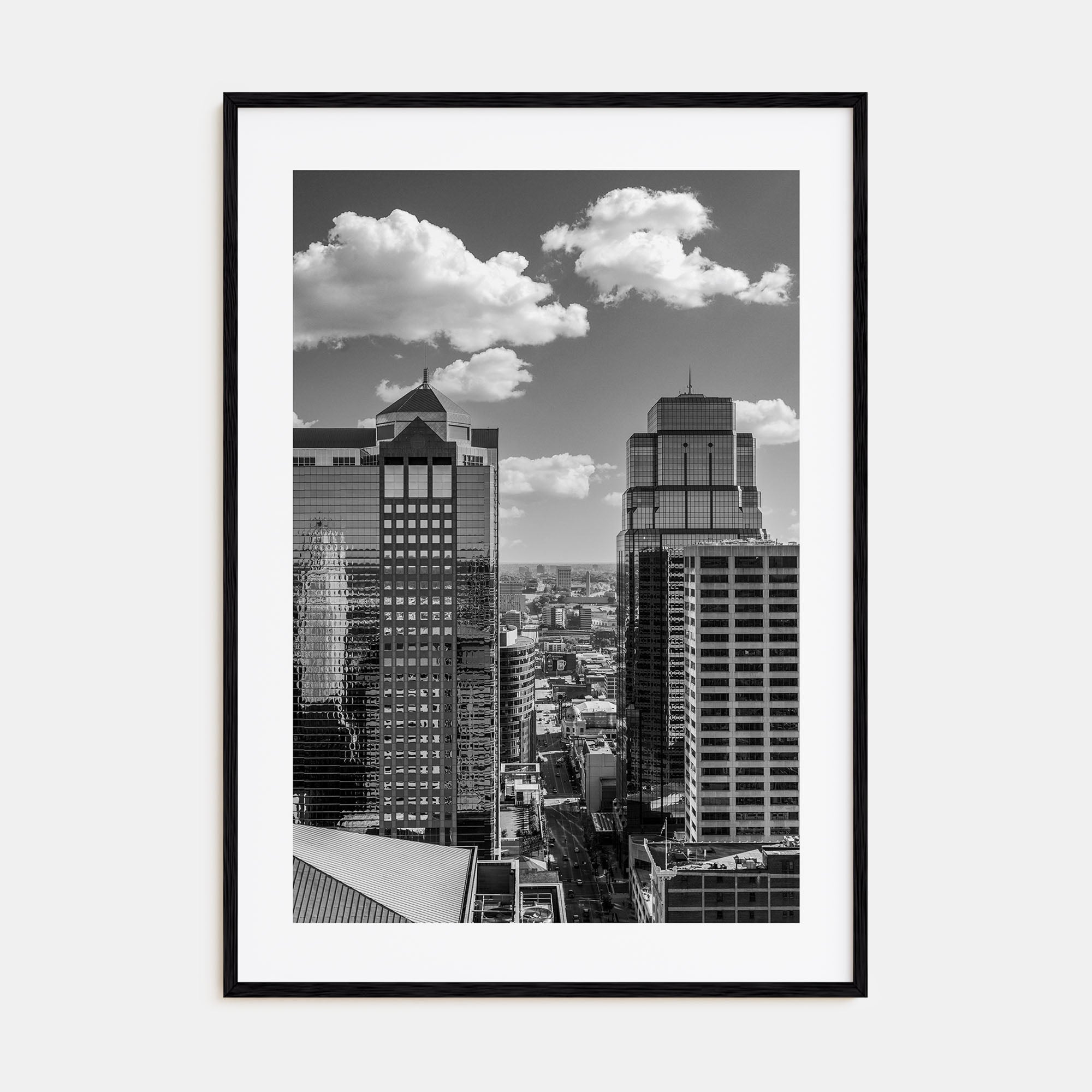 Kansas City Photo B&W No 2 Poster