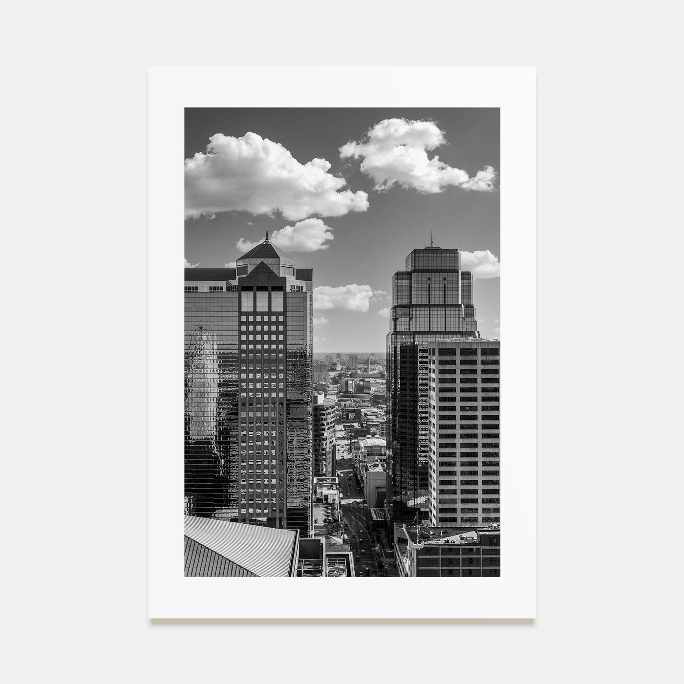 Kansas City Photo B&W No 2 Poster