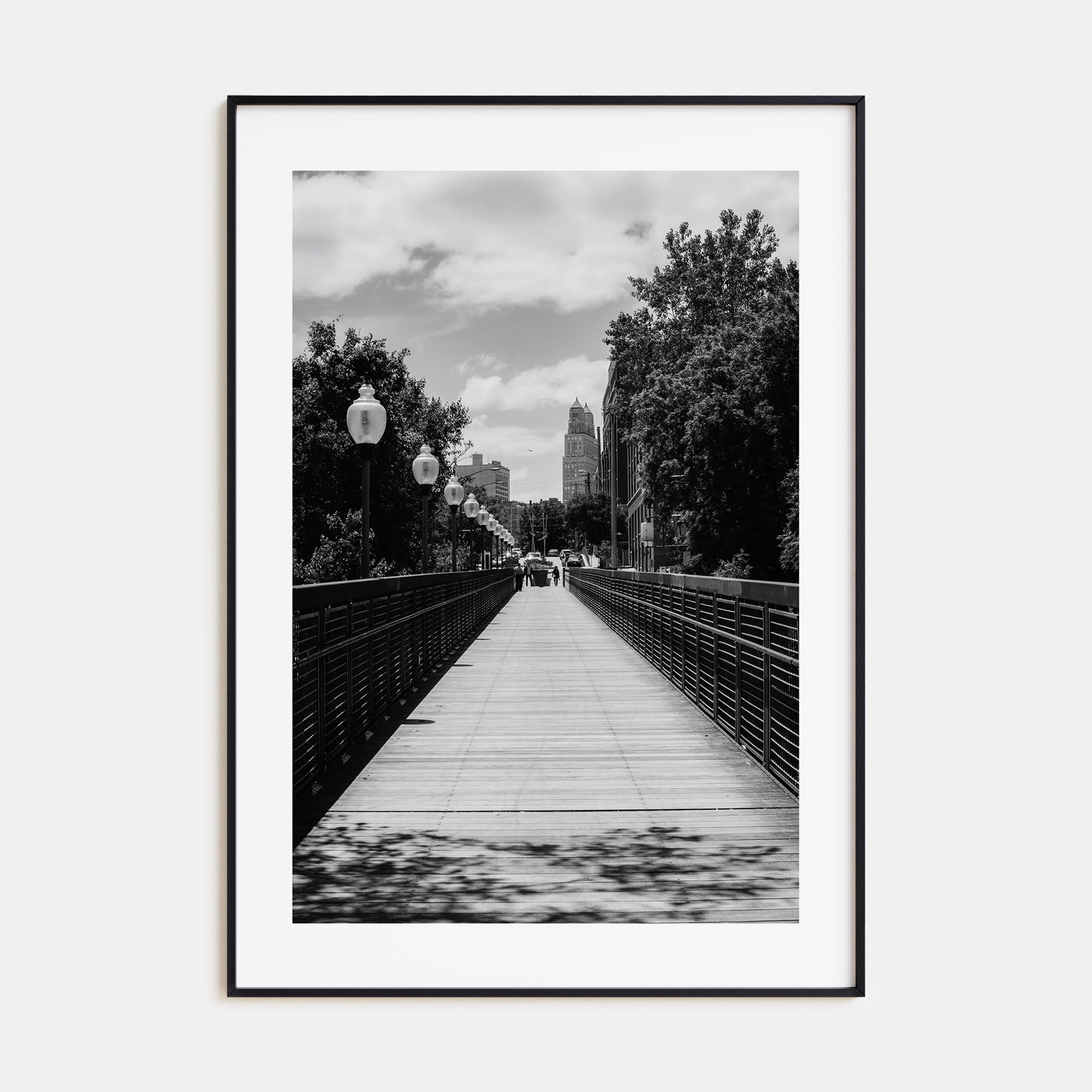 Kansas City Photo B&W No 3 Poster