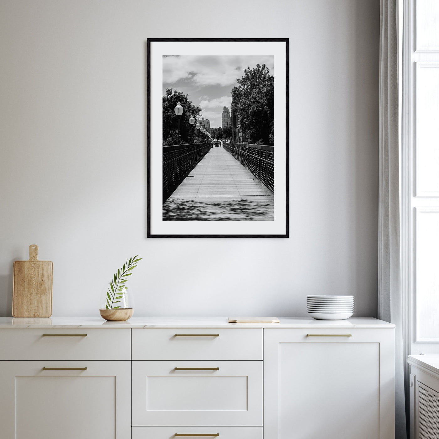 Kansas City Photo B&W No 3 Poster