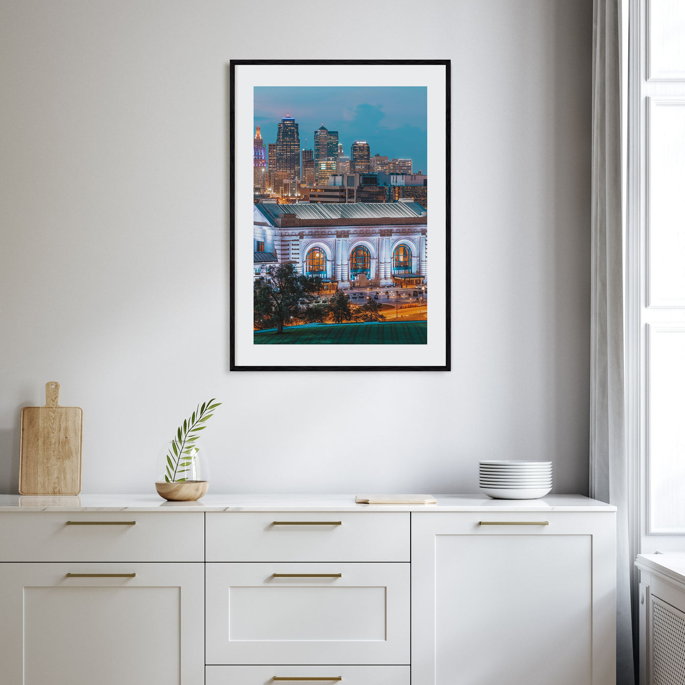 Kansas City Photo Color No 2 Poster