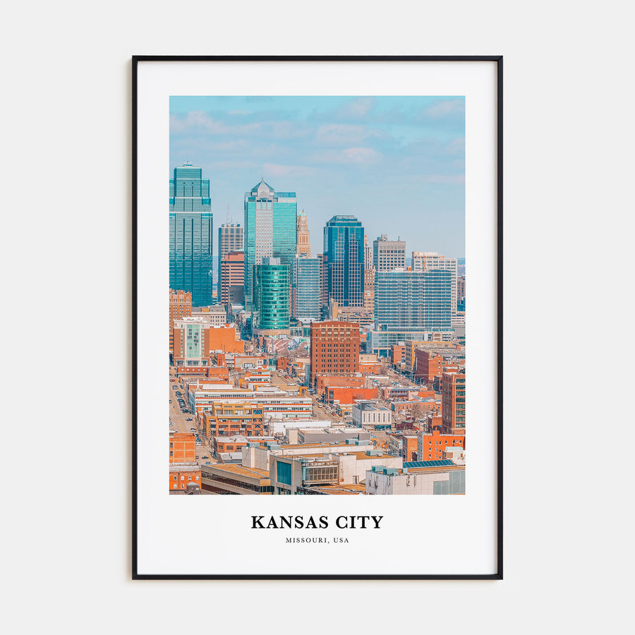 Kansas City Portrait Color No 2 Poster