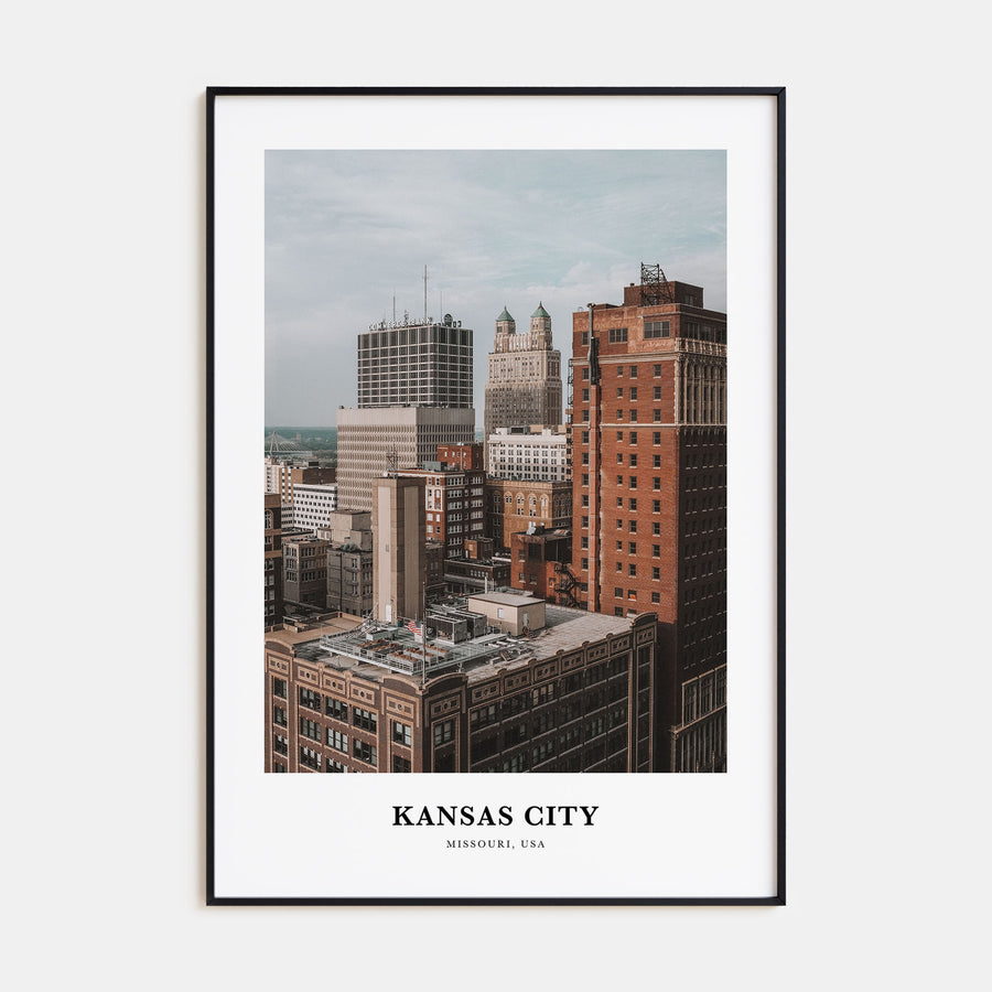 Kansas City Portrait Color No 3 Poster